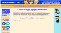 Desktop Screenshot of achievemax.com